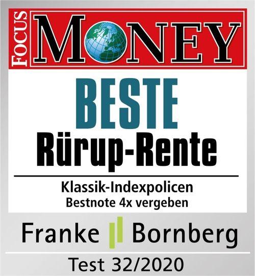 Franke Bornberg - Beste Rürup-Rente